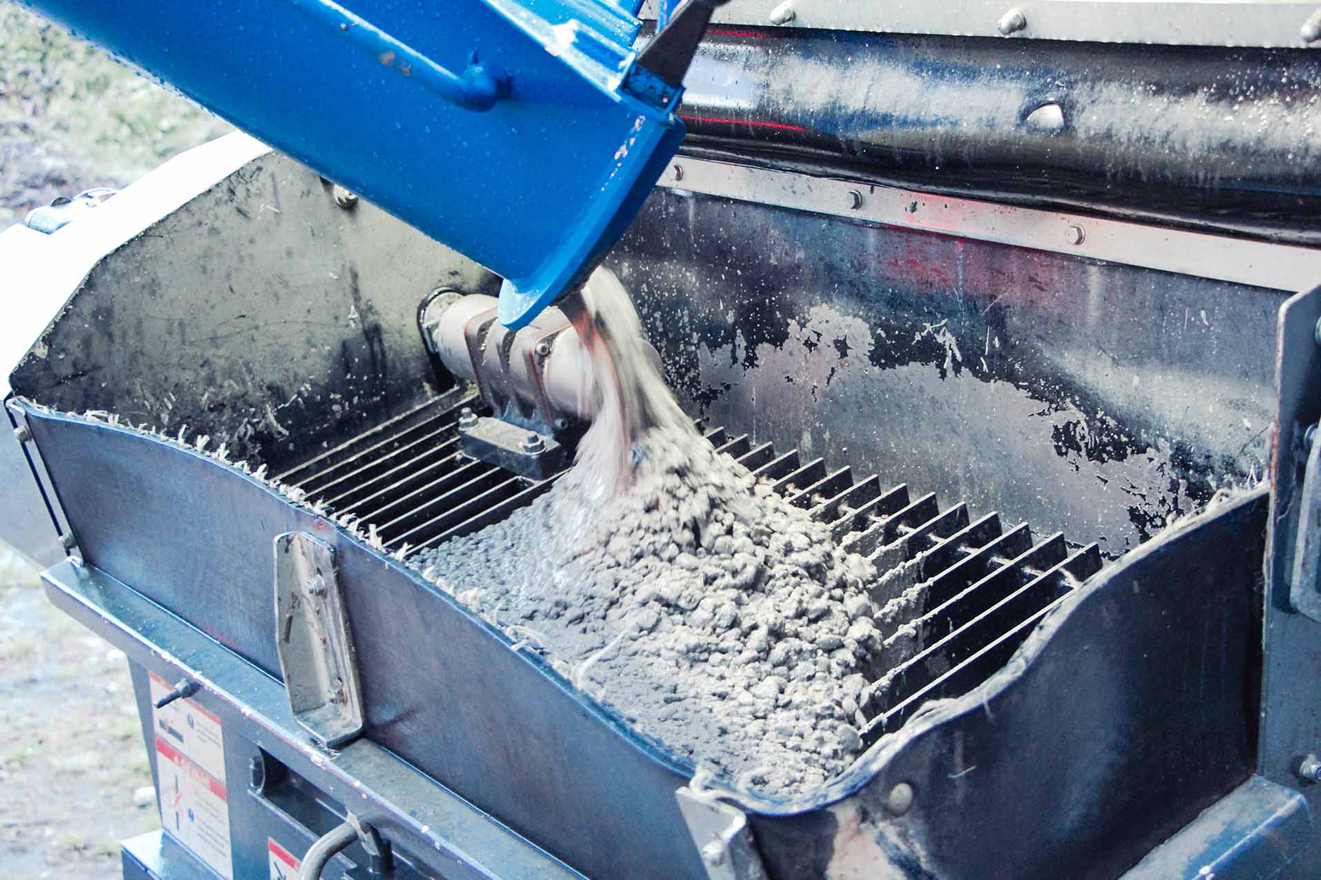 Betongieten in citypomp SMP
